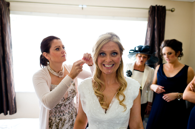 bride getting ready